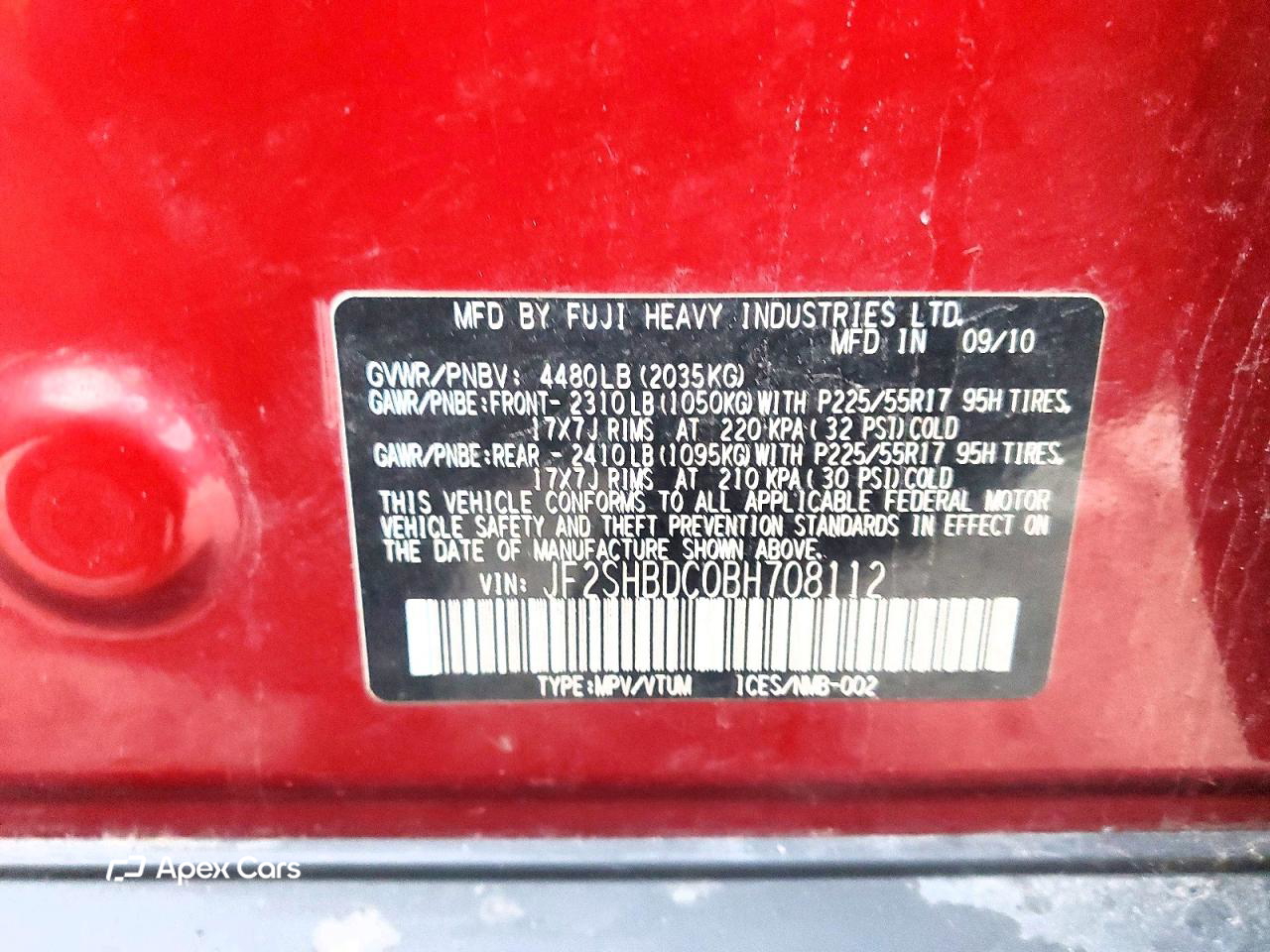 Subaru Forester 2011