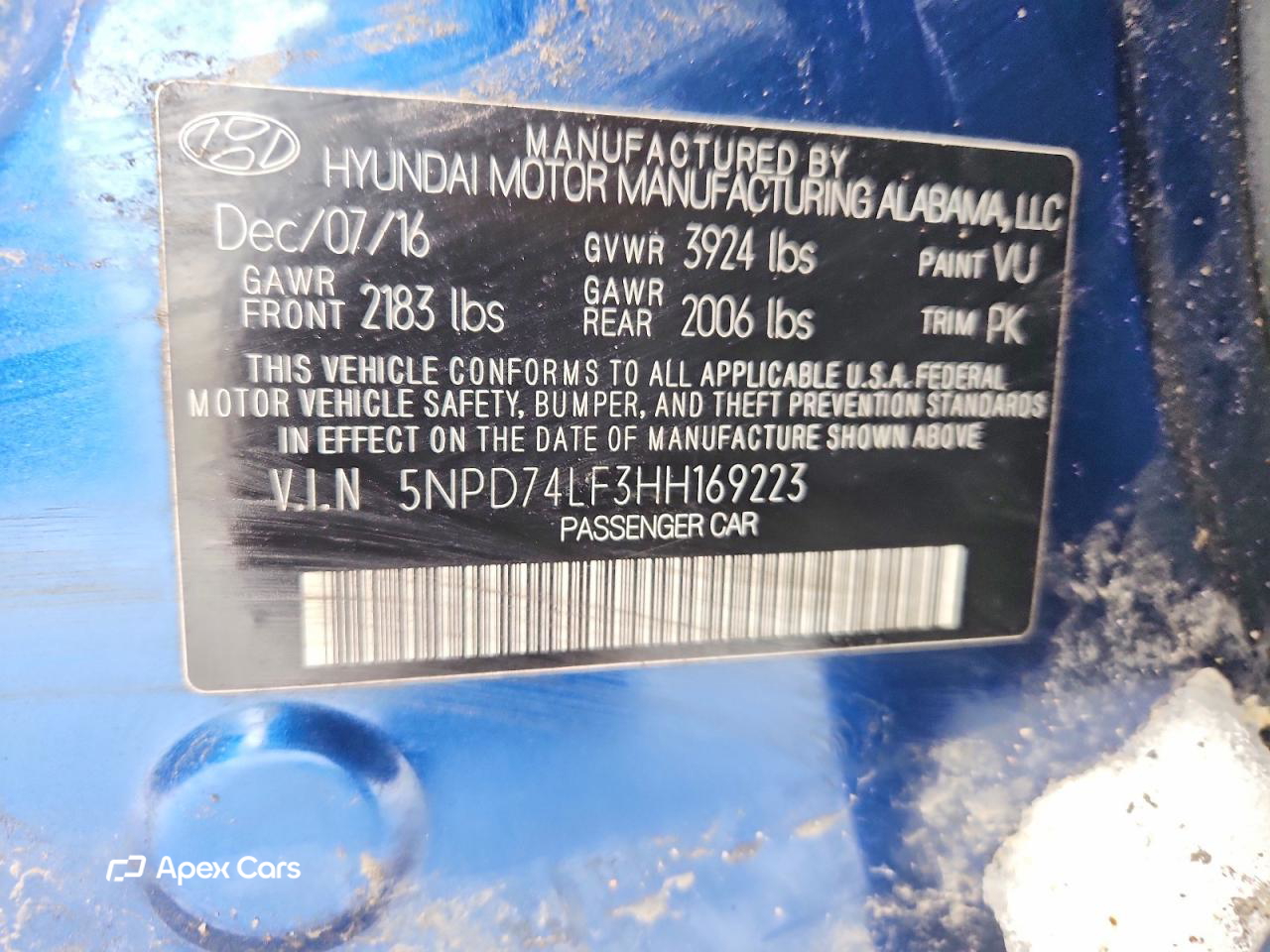 Hyundai Elantra 2017