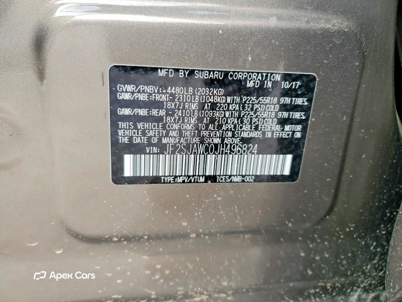 Subaru Forester 2018