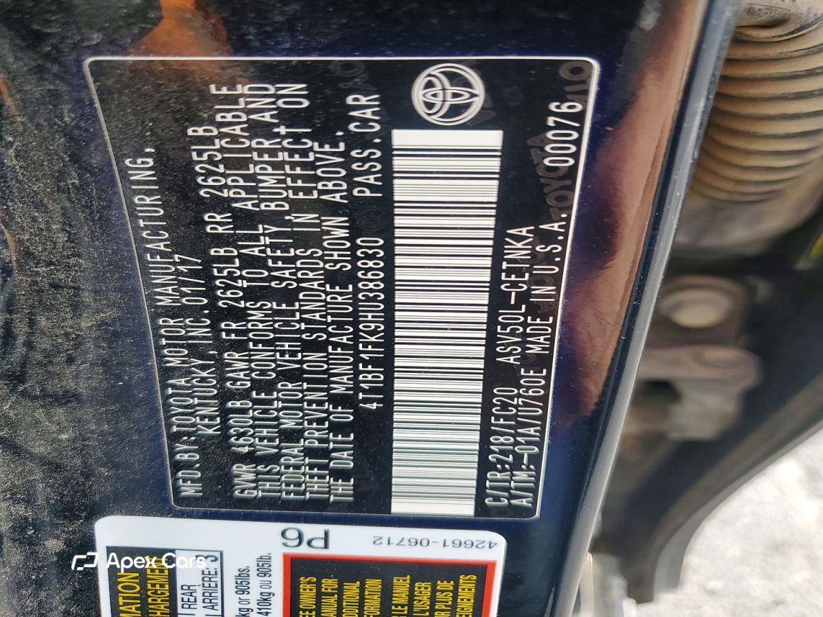 Toyota Camry 2017