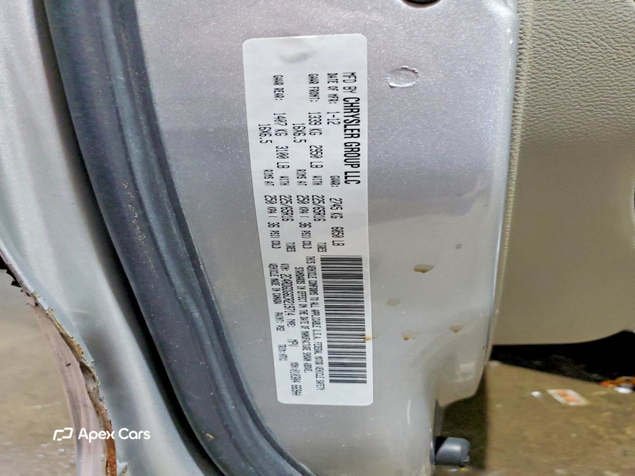Dodge Caravan 2012