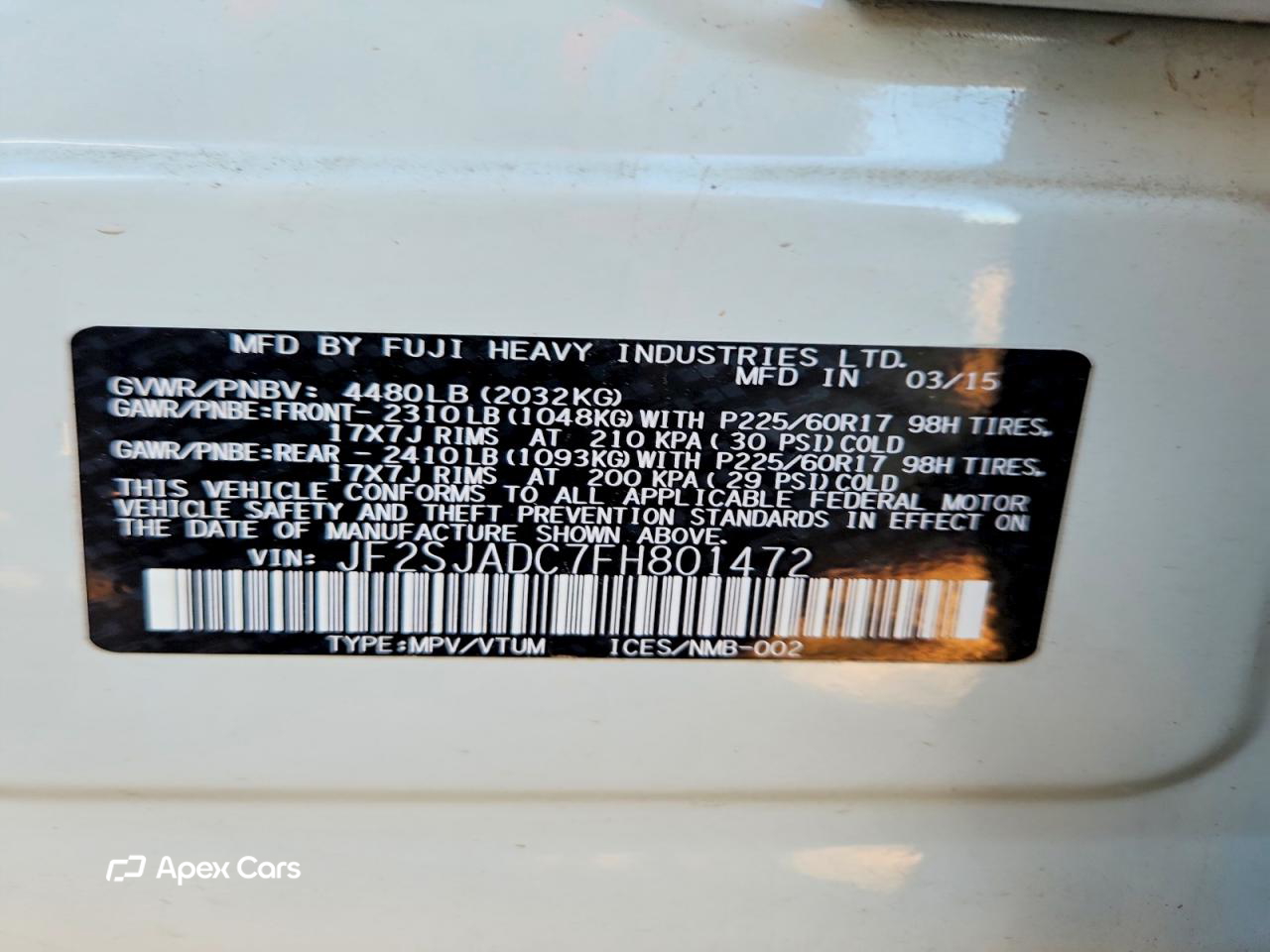 Subaru Forester 2015