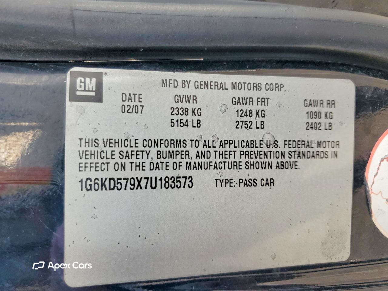 Cadillac DTS 2007