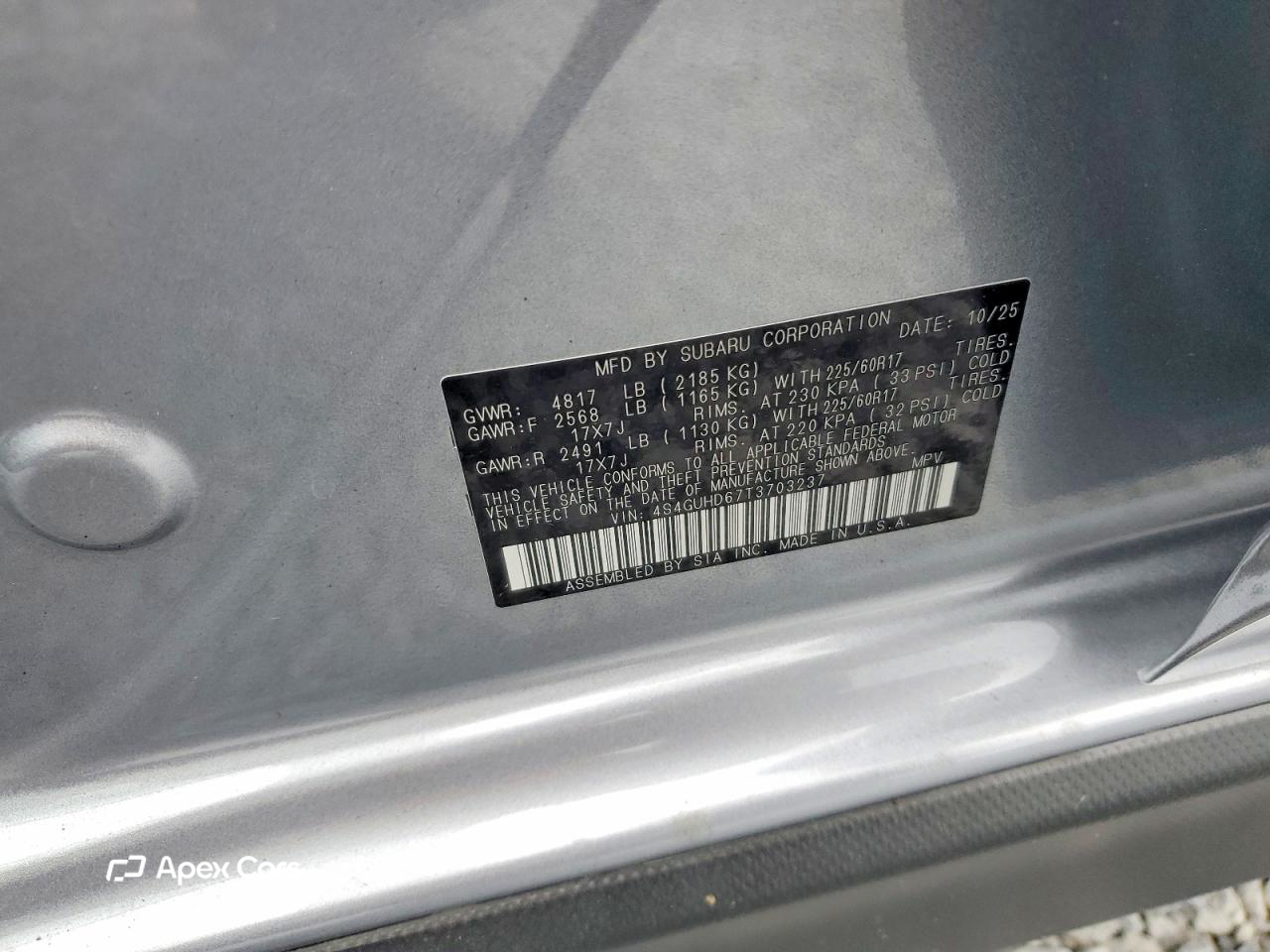 Subaru XV 2026