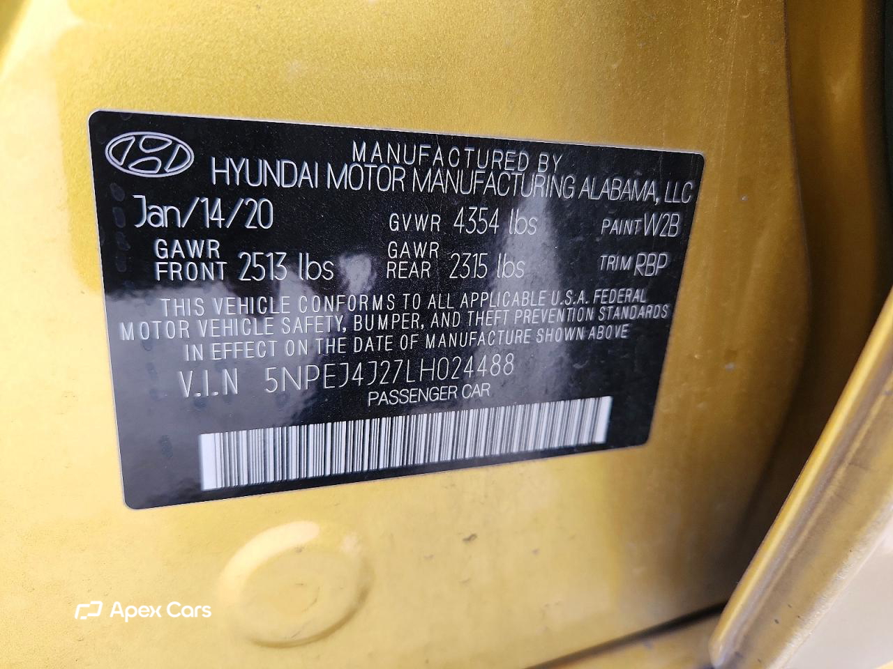 Hyundai Sonata 2020