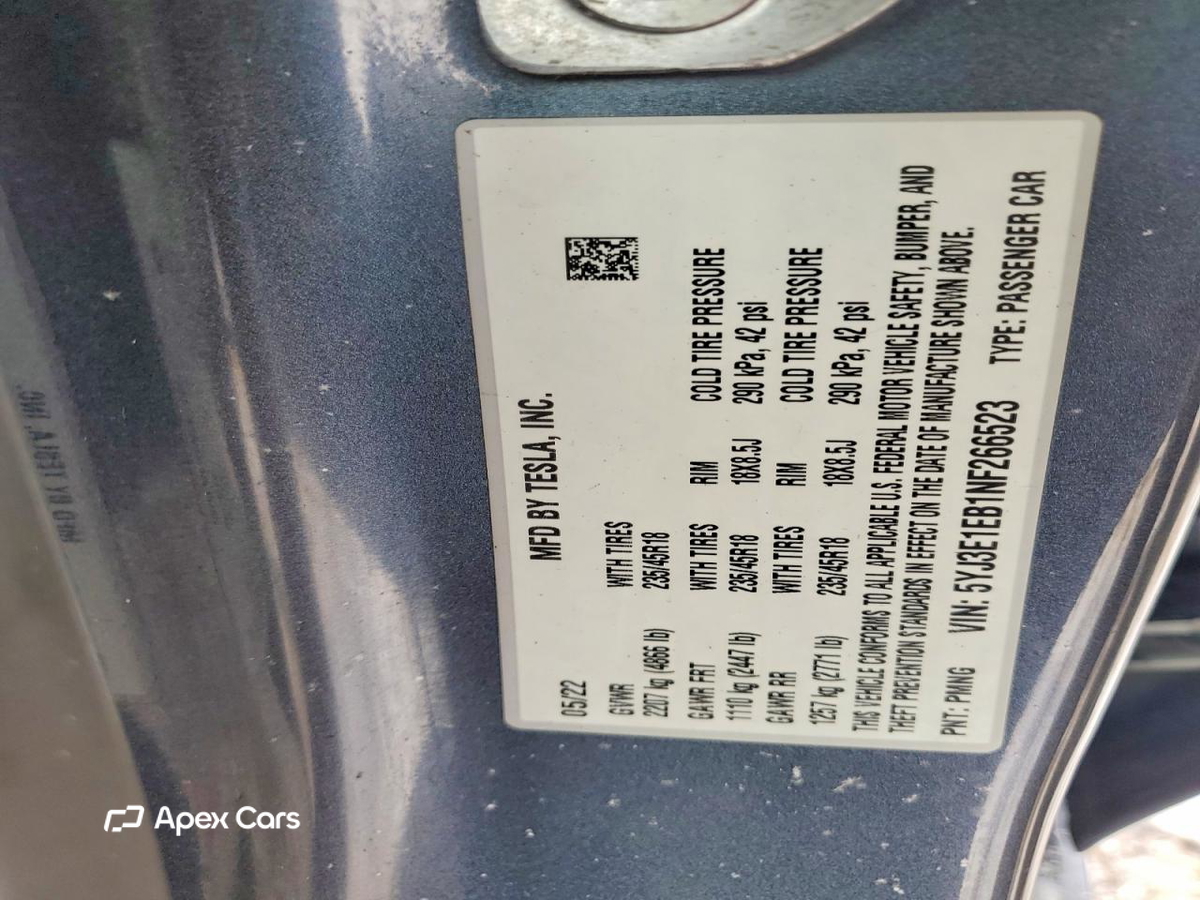 Tesla Model 3 2022