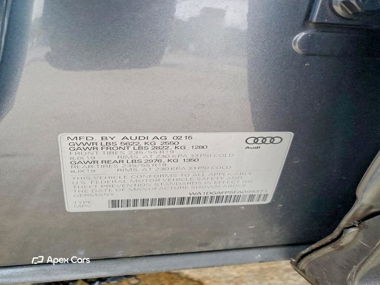 Audi Q5 2015