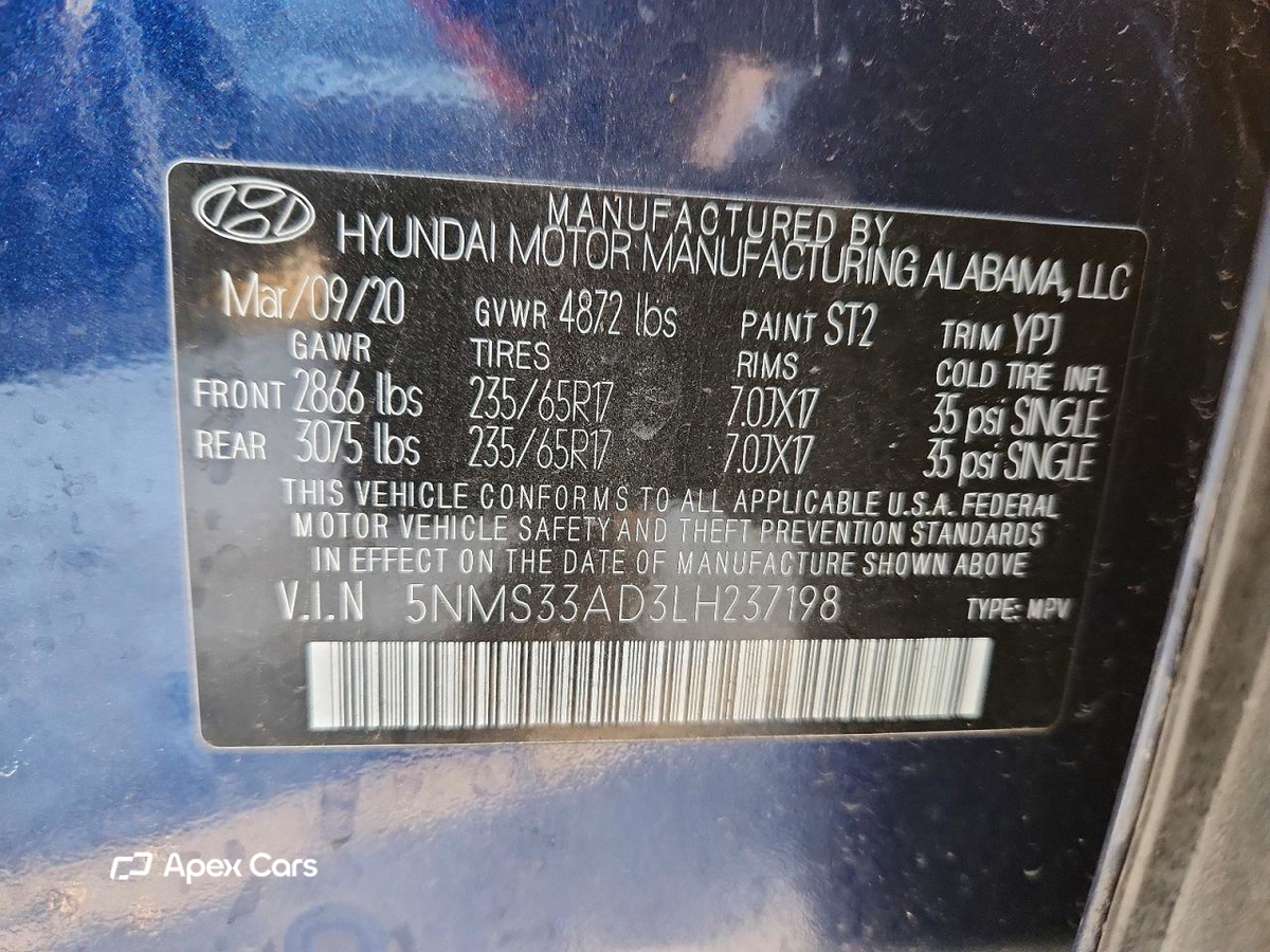 Hyundai Santa Fe 2020