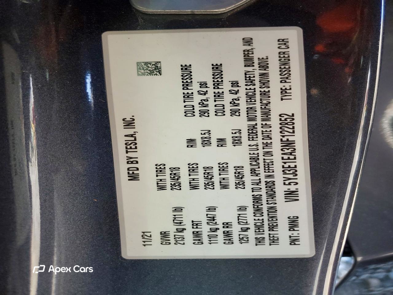Tesla Model 3 2022