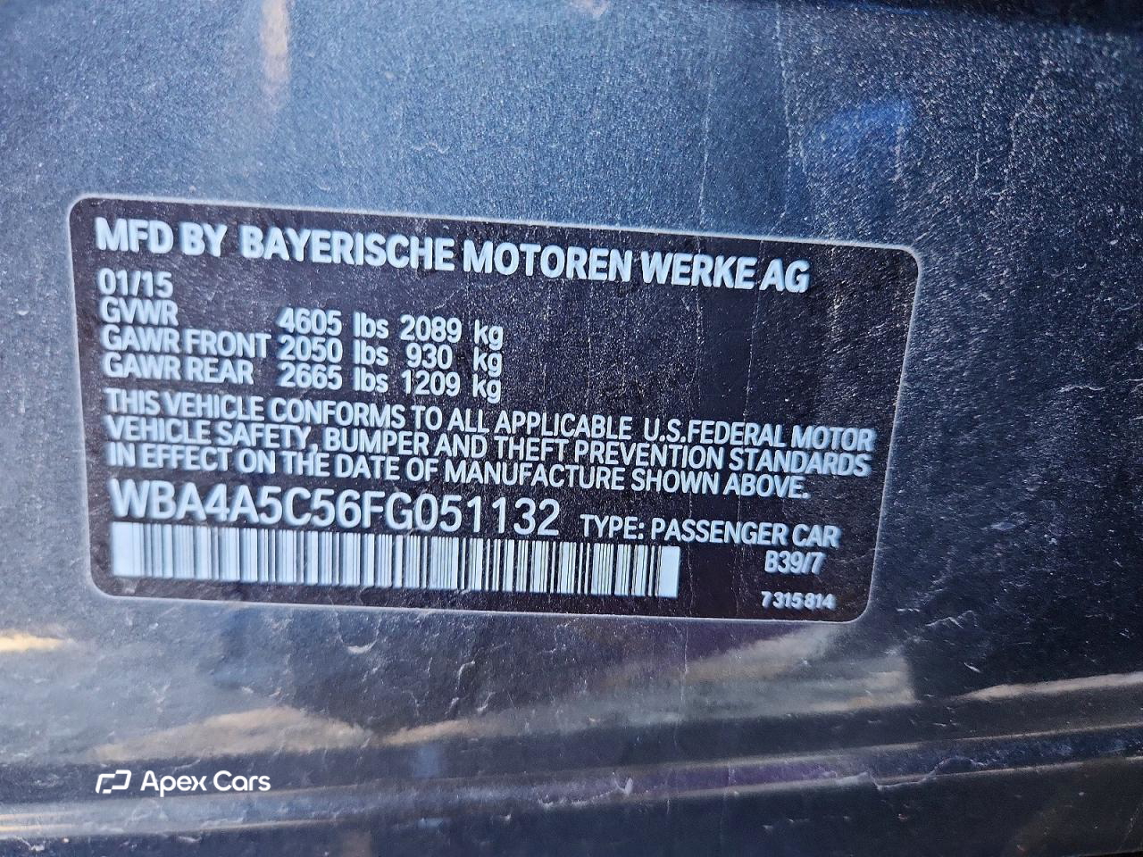 BMW Series 4 2015