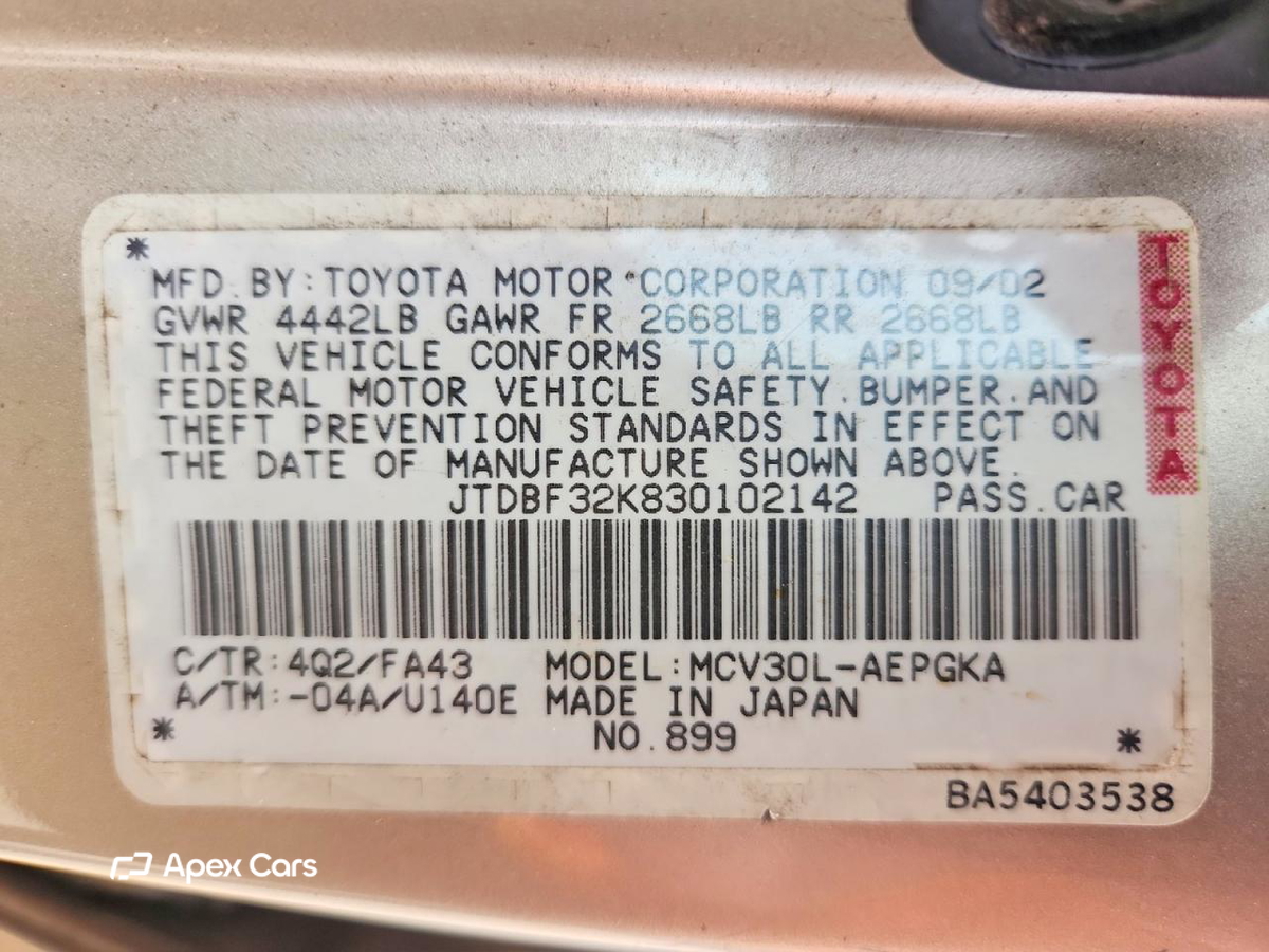 Toyota Camry 2003
