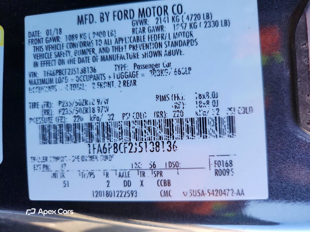 Ford Mustang 2018