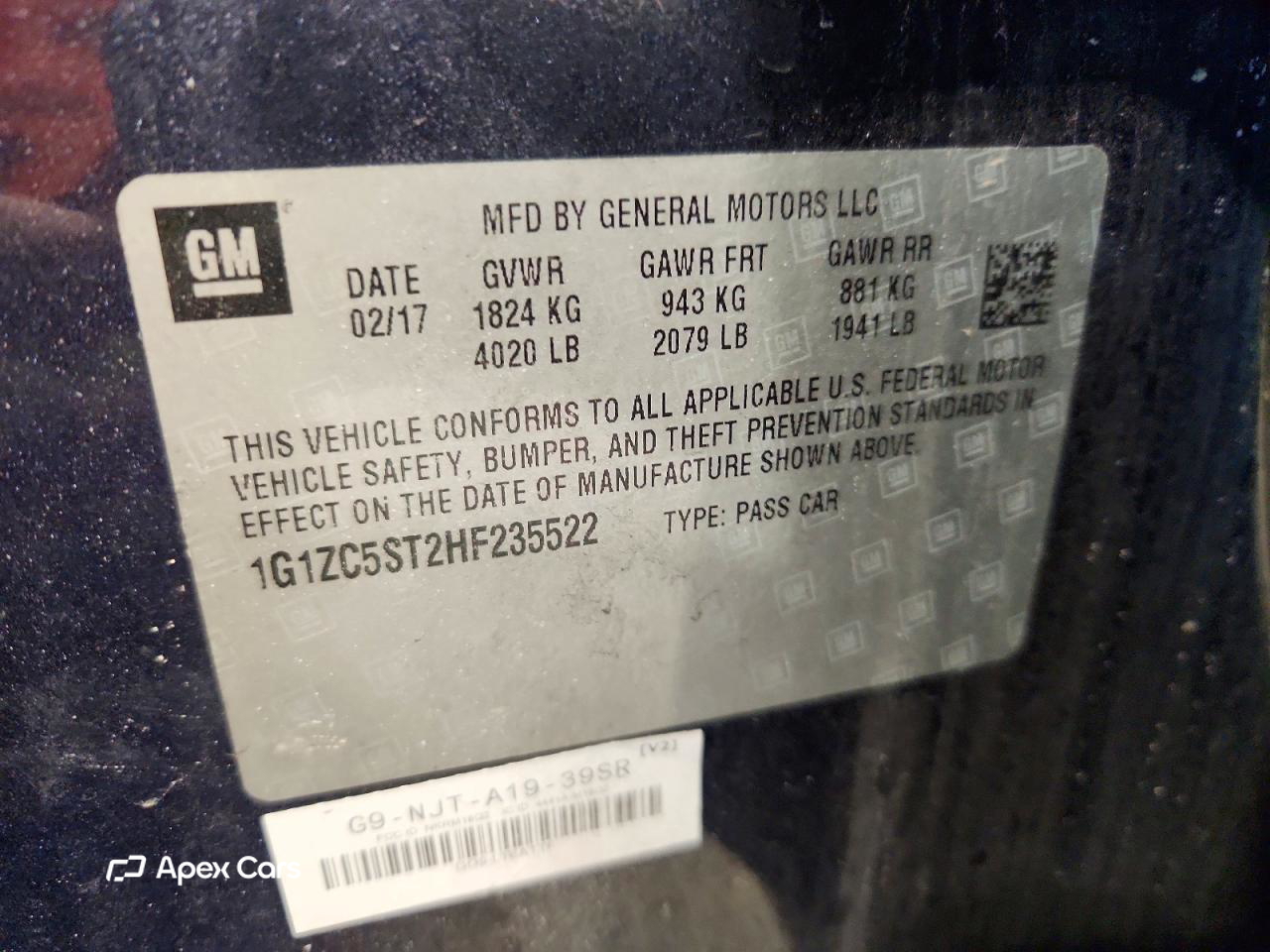 Chevrolet Malibu 2017