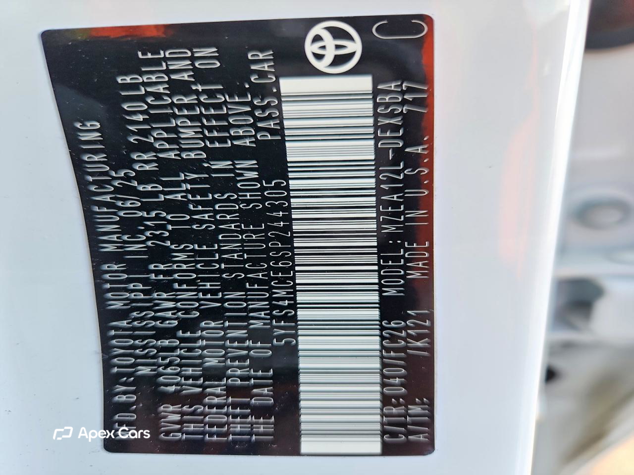 Toyota Corolla 2025