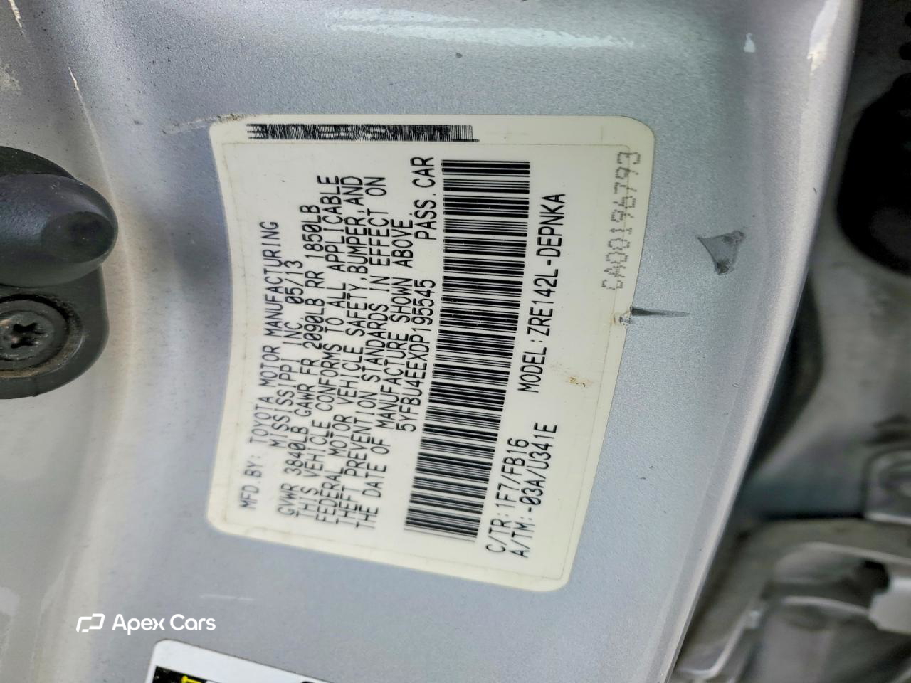Toyota Corolla 2013