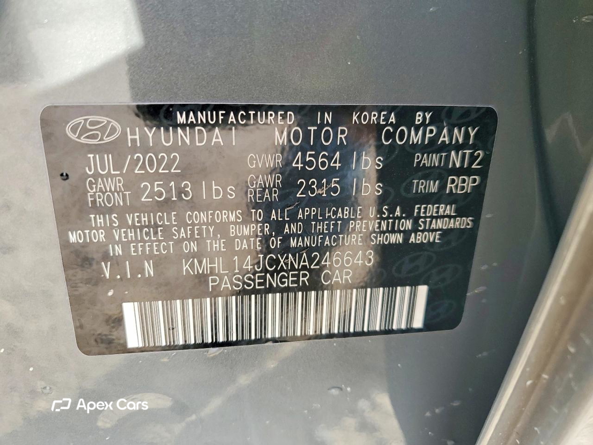 Hyundai Sonata 2022