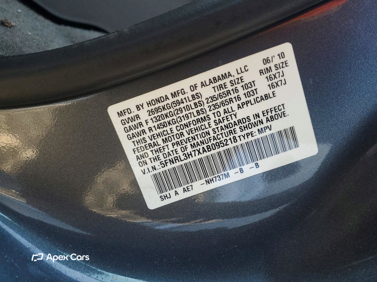 Honda Odyssey 2010