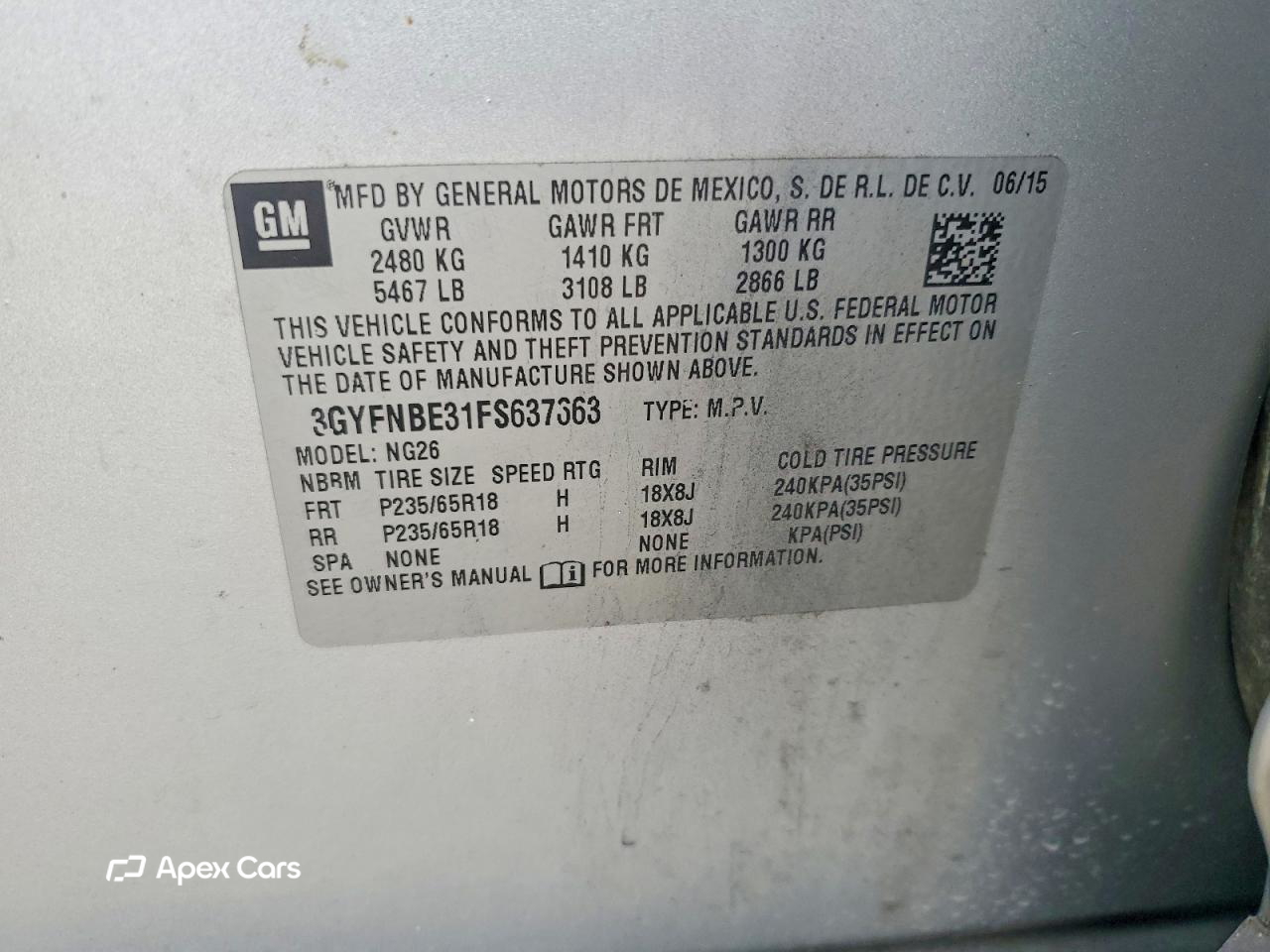 Cadillac SRX 2015