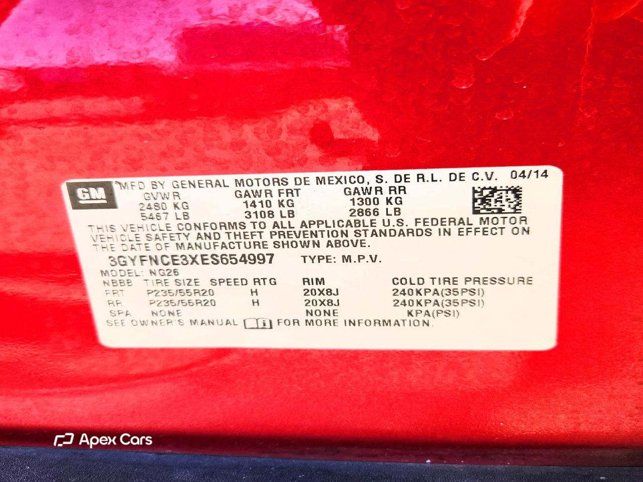 Cadillac SRX 2014