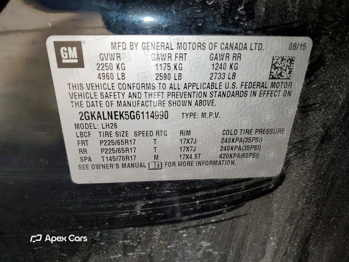 GMC Terrain 2016
