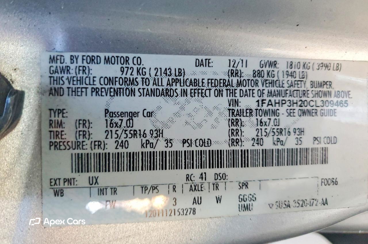 Ford Focus 2012