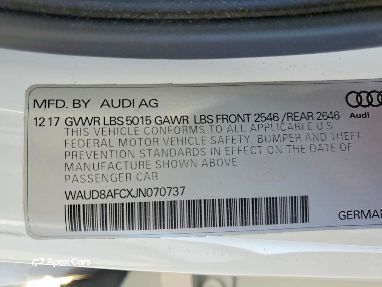 Audi A6 2018
