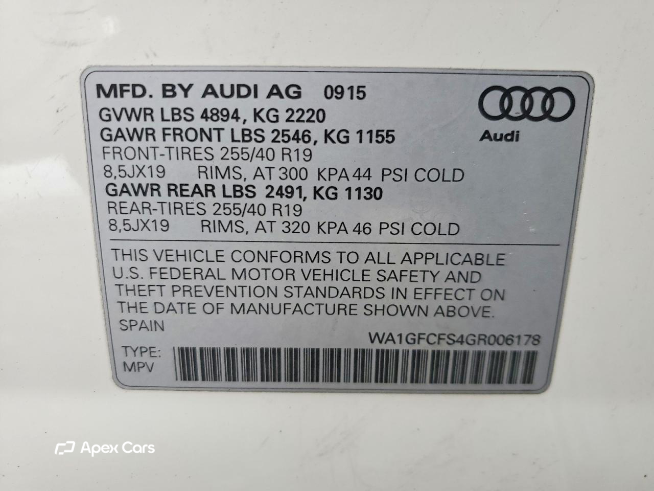 Audi Q3 2016