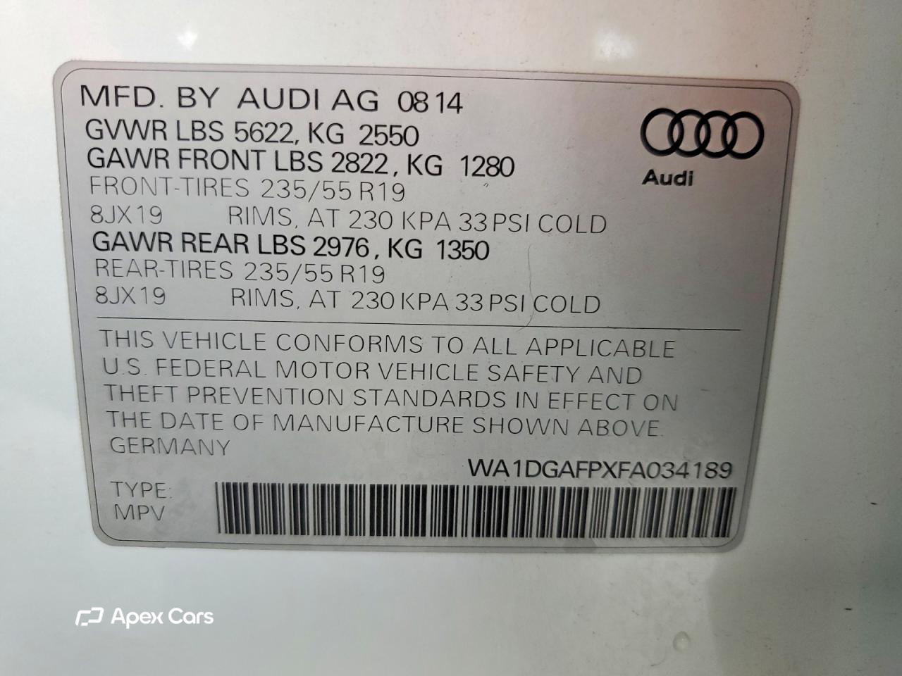 Audi Q5 2015