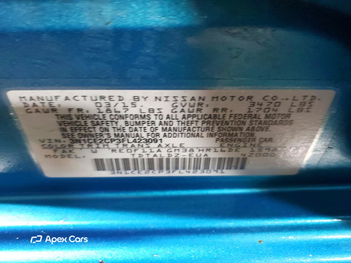 Nissan Versa 2015