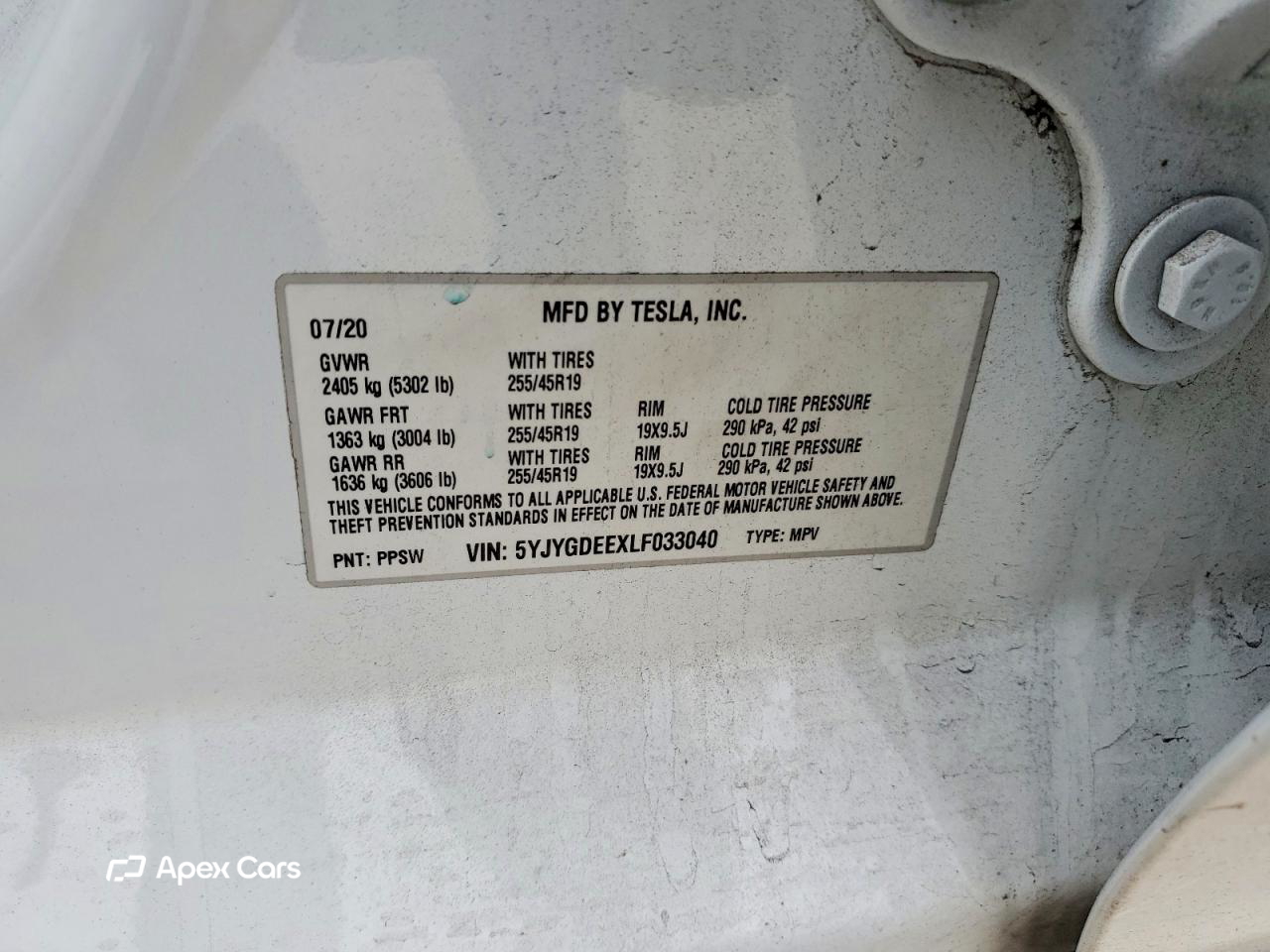 Tesla Model Y 2020