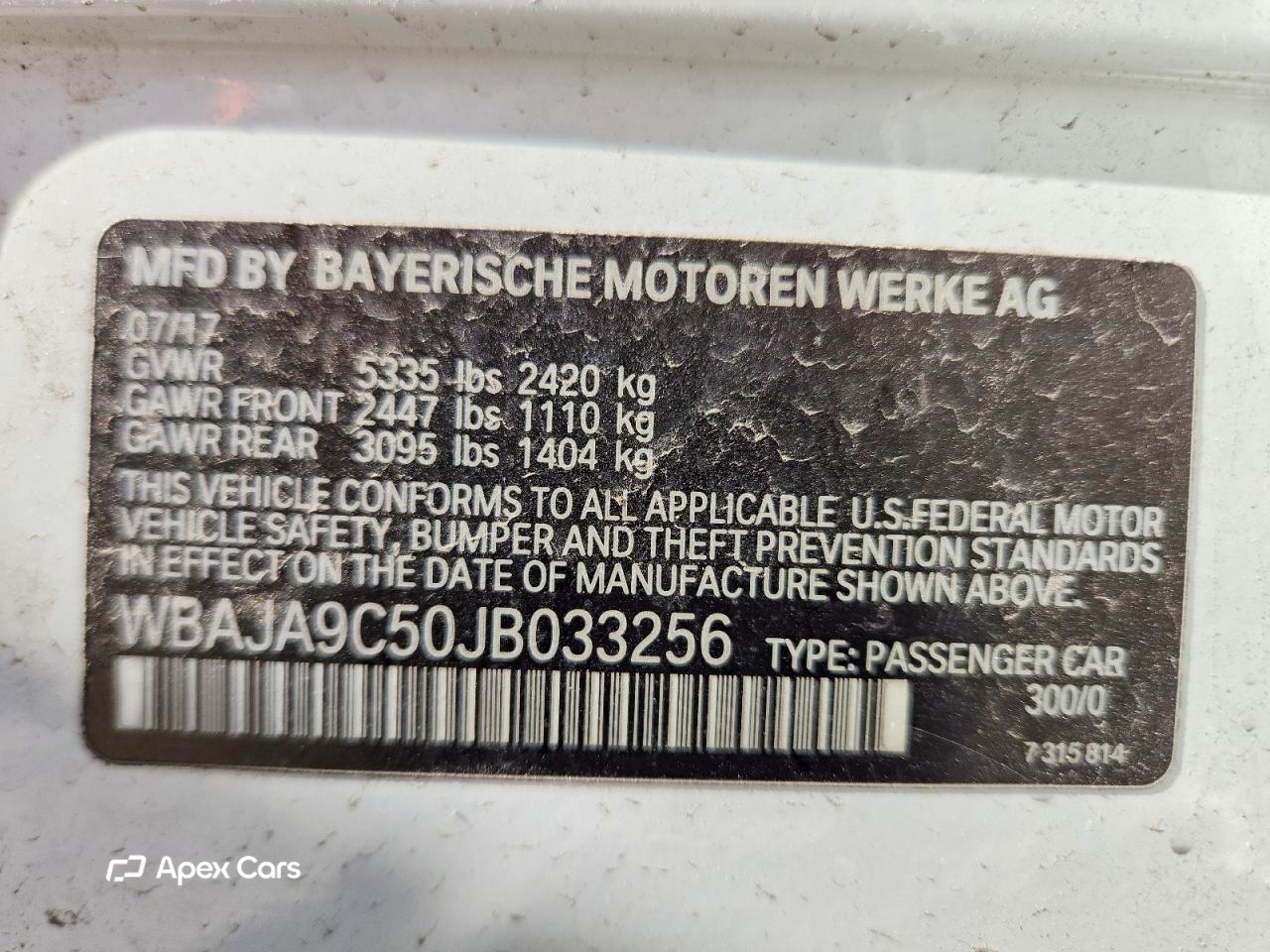 BMW Series 5 2018