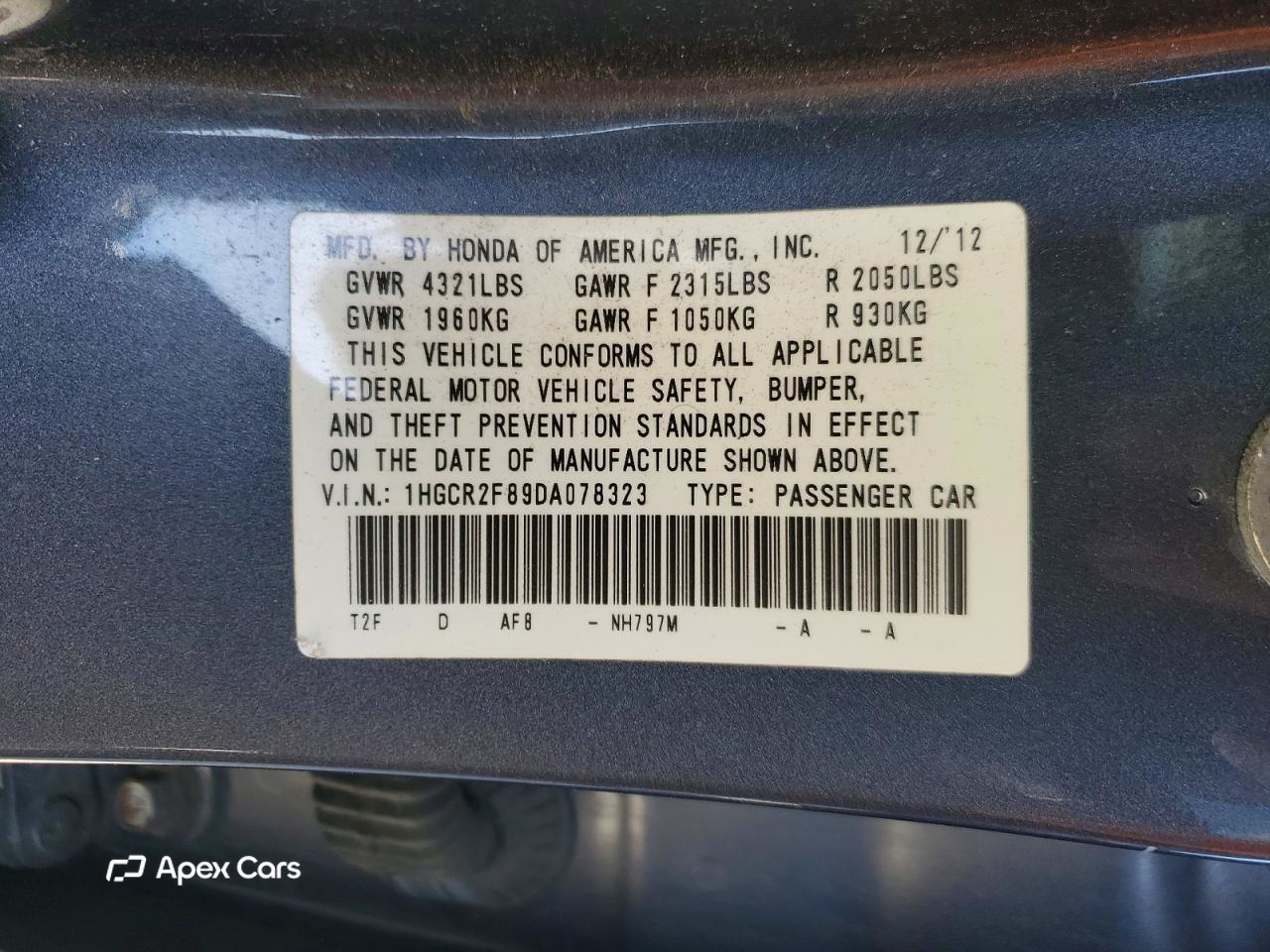 Honda Accord 2013