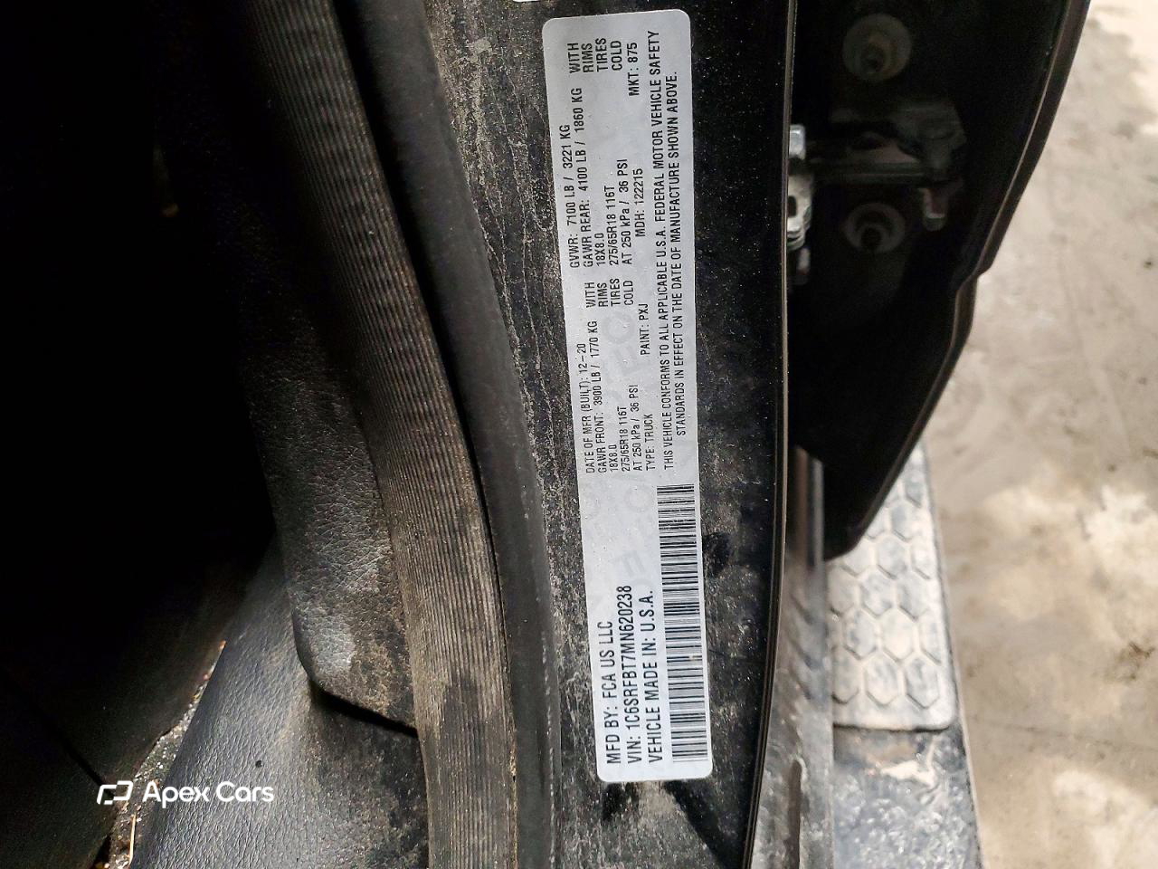 RAM 1500 2021