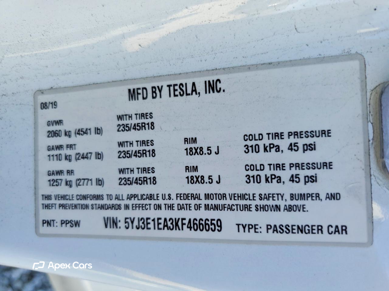 Tesla Model 3 2019