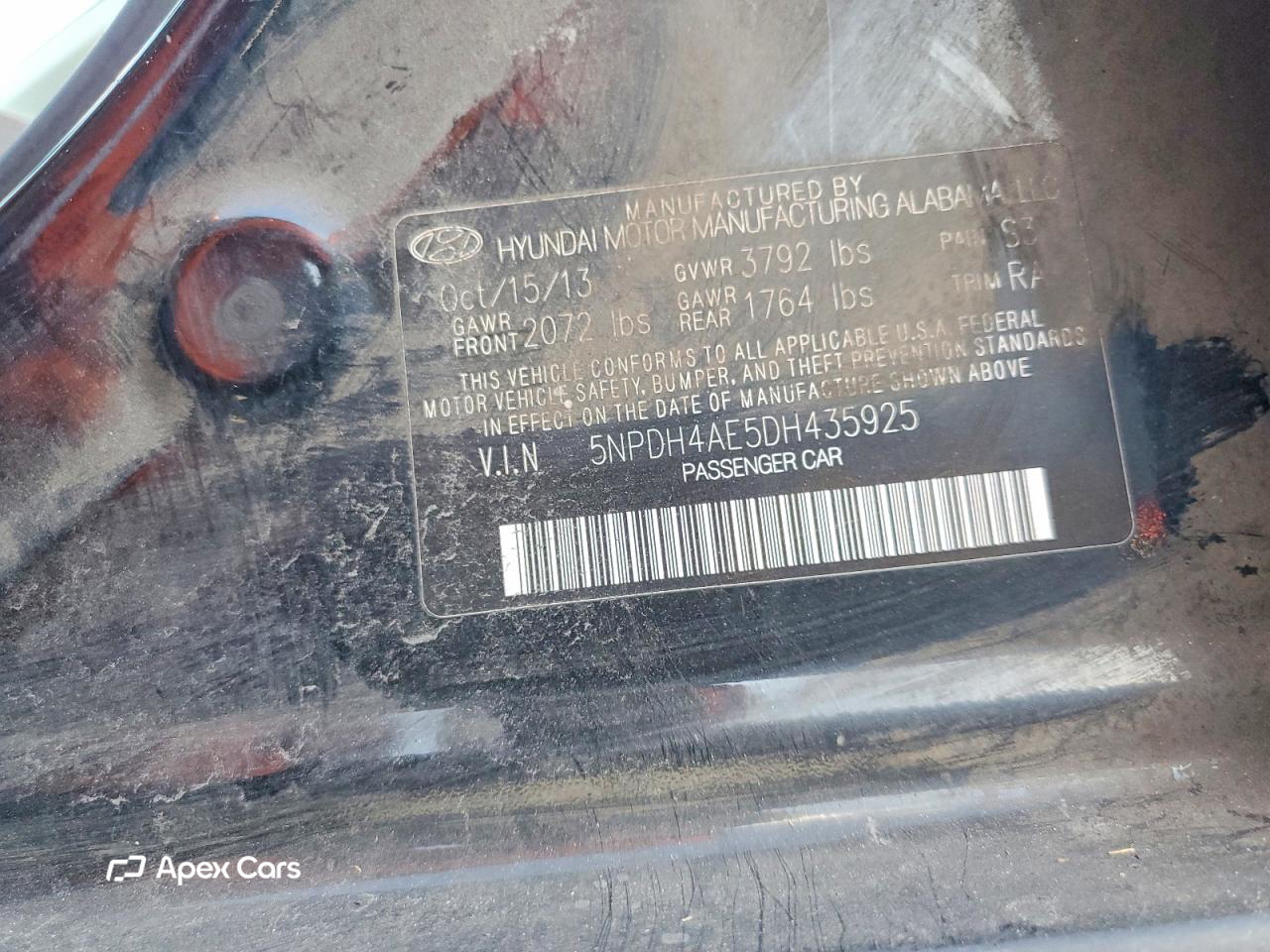 Hyundai Elantra 2013