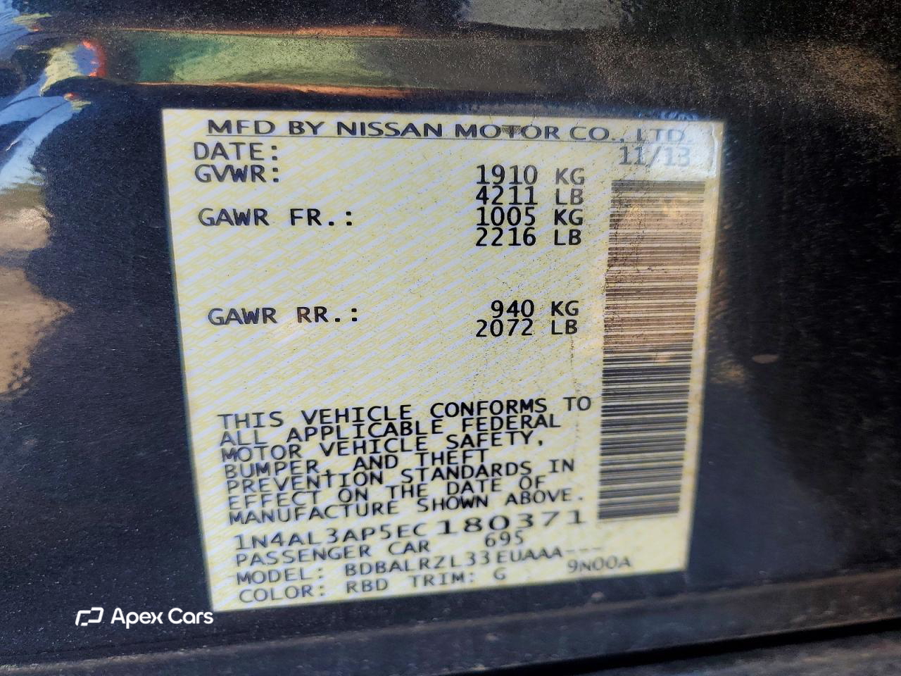 Nissan Altima 2014