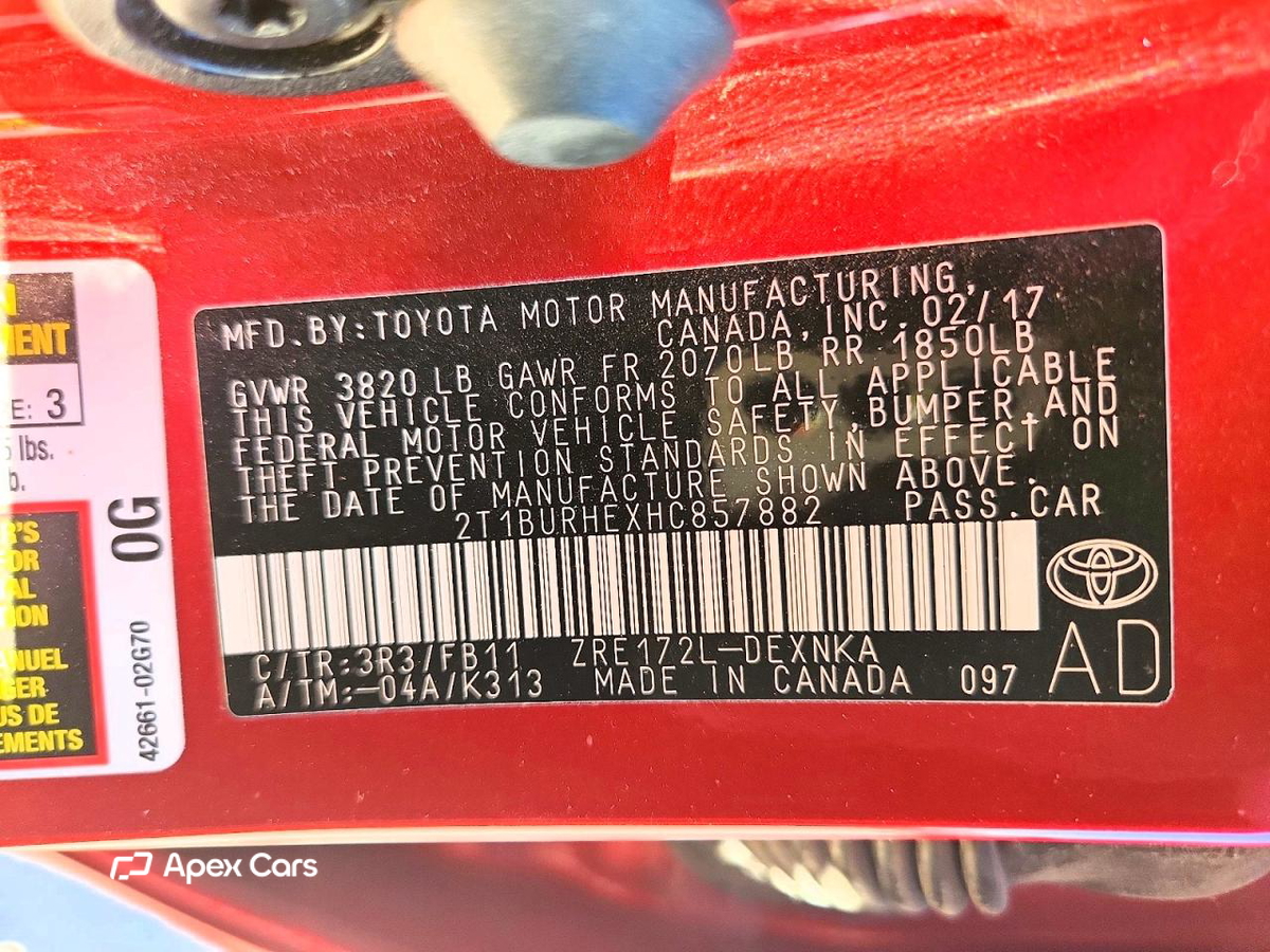 Toyota Corolla 2017