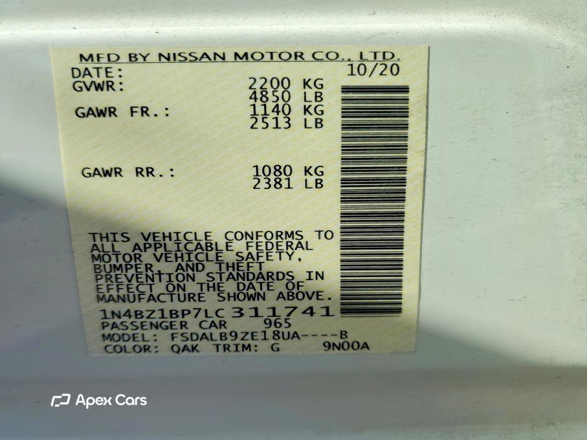 Nissan Leaf 2020