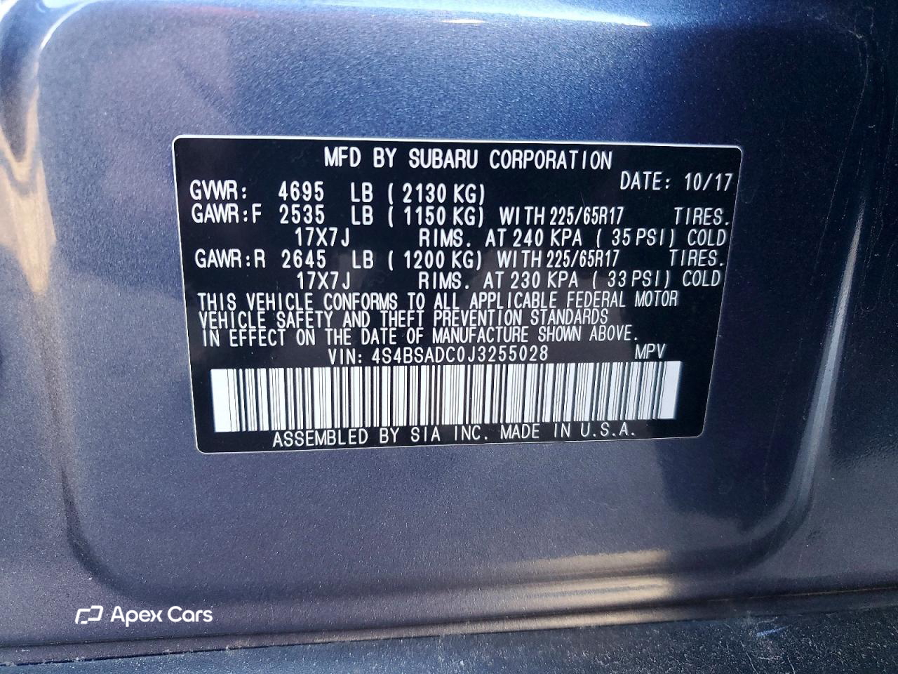 Subaru Outback 2018