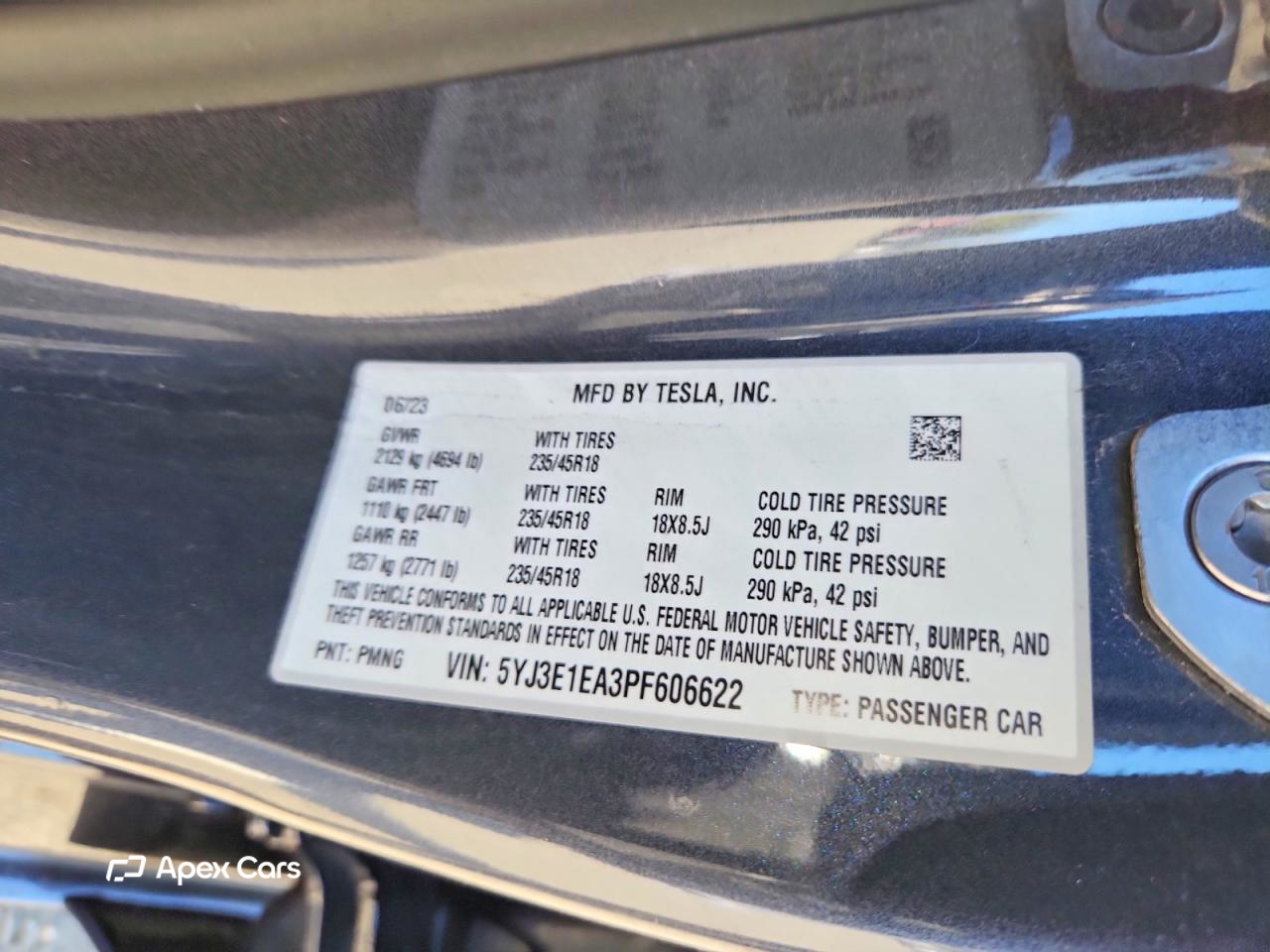 Tesla Model 3 2023