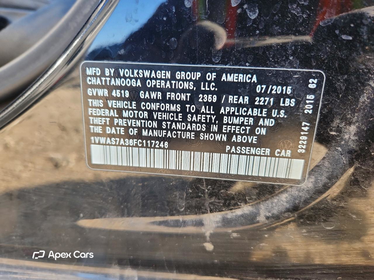 Volkswagen Passat 2015