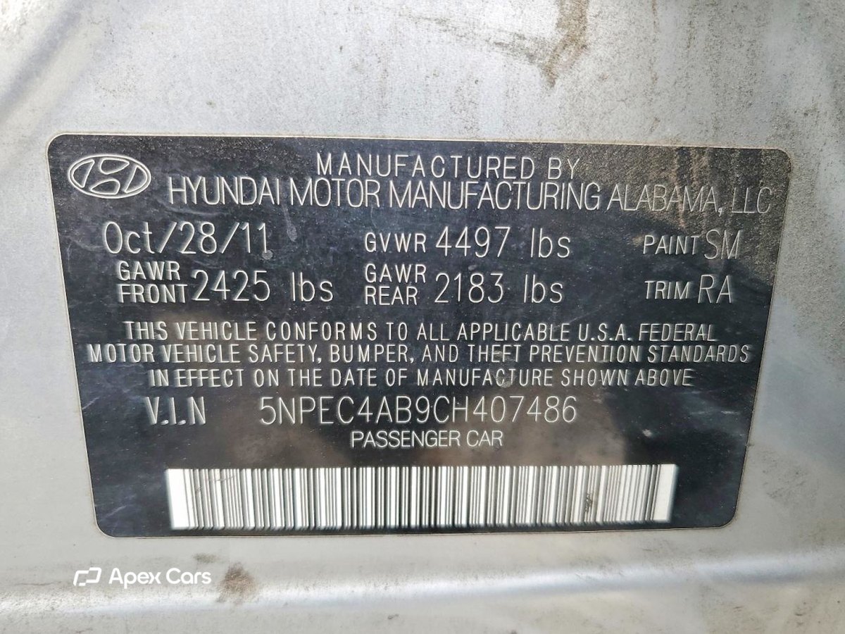Hyundai Sonata 2012