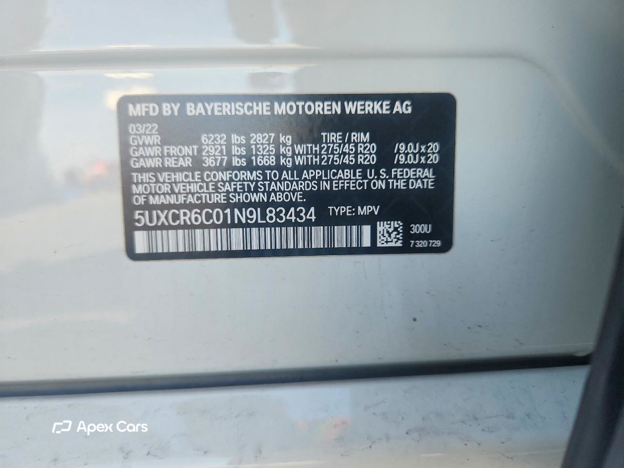 BMW X5 2022