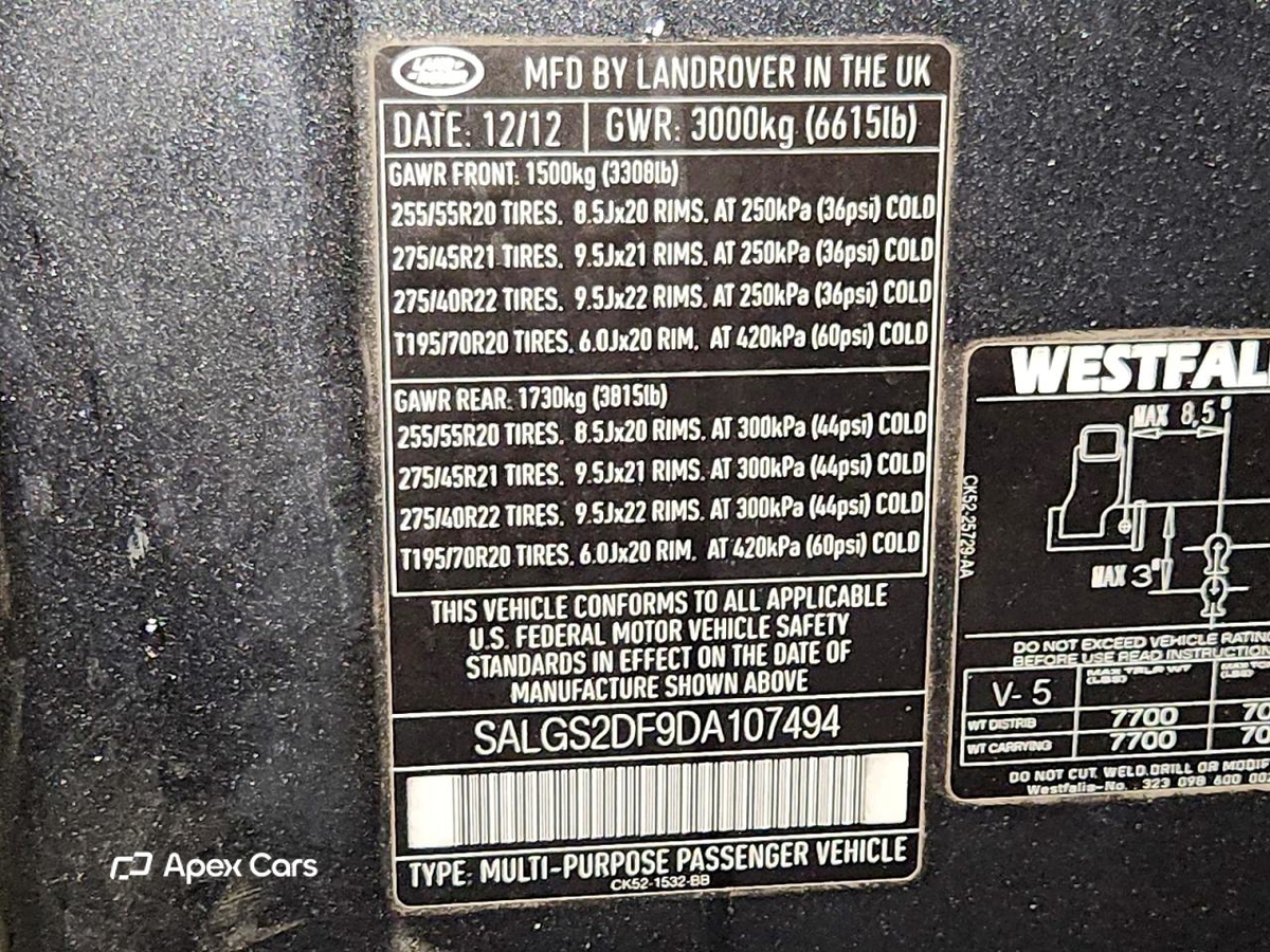 Land Rover Range Rover 2013