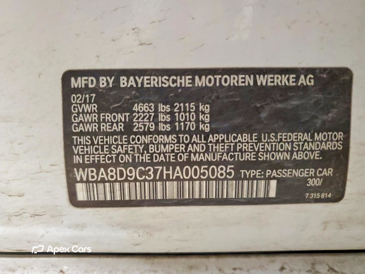 BMW Series 3 2017