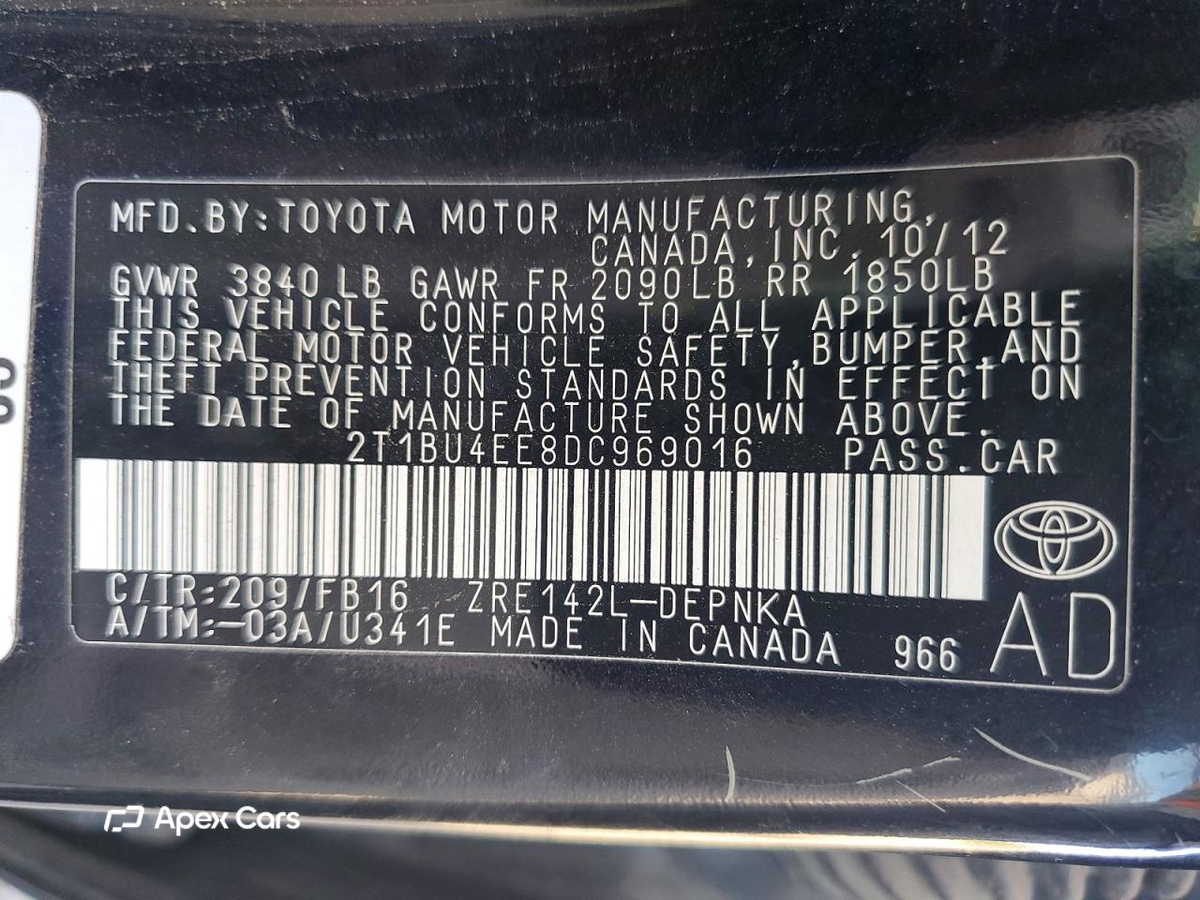 Toyota Corolla 2013