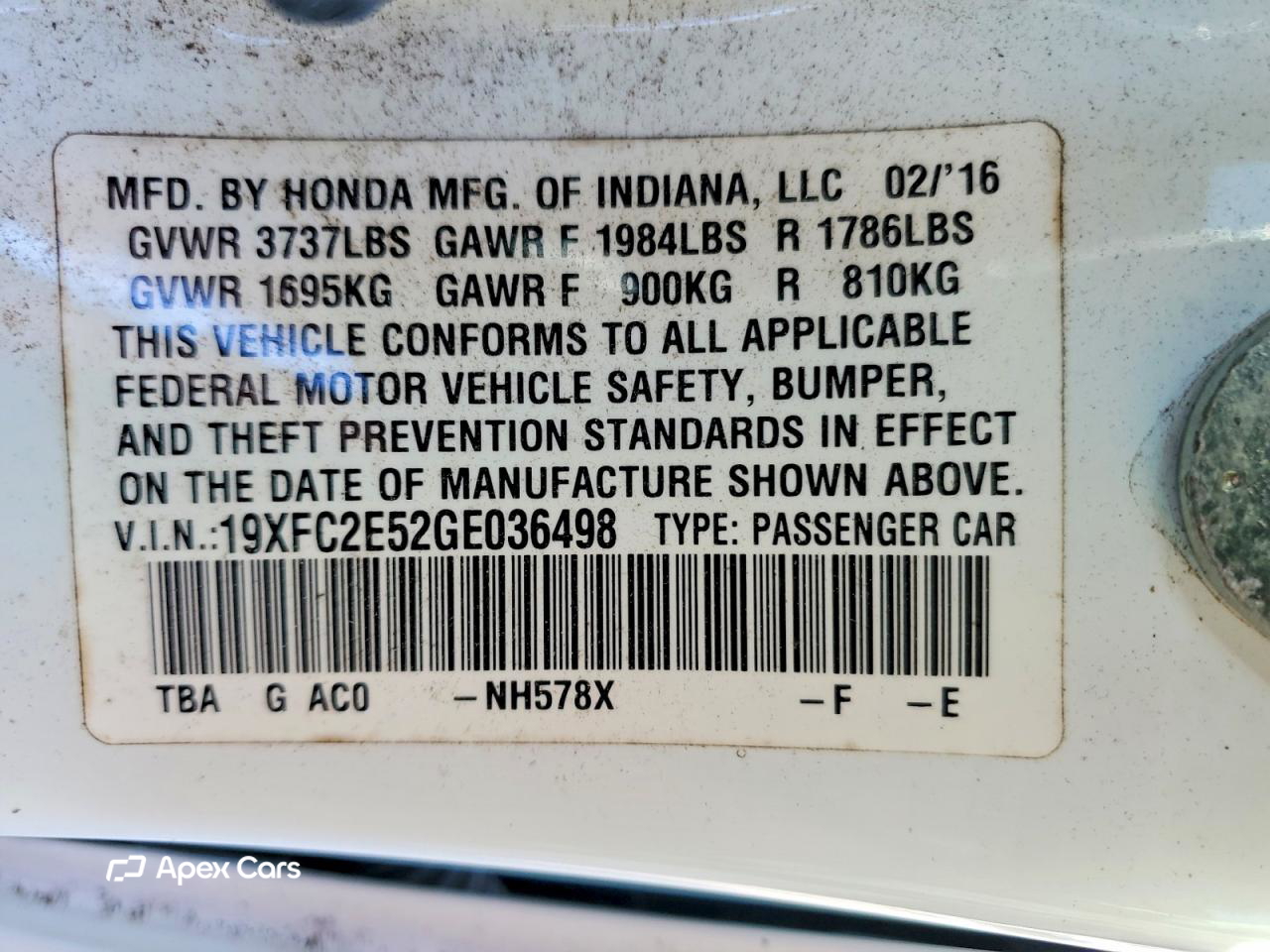 Honda Civic 2016