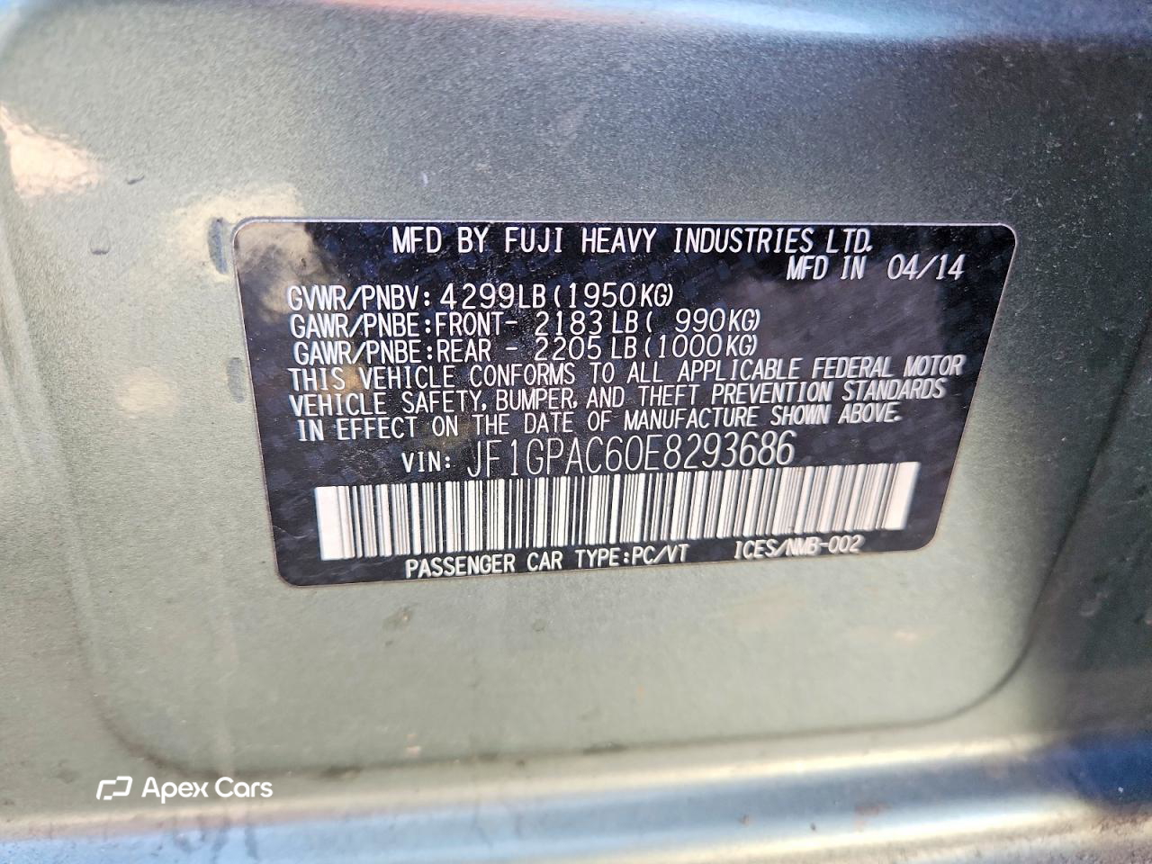 Subaru Impreza 2014