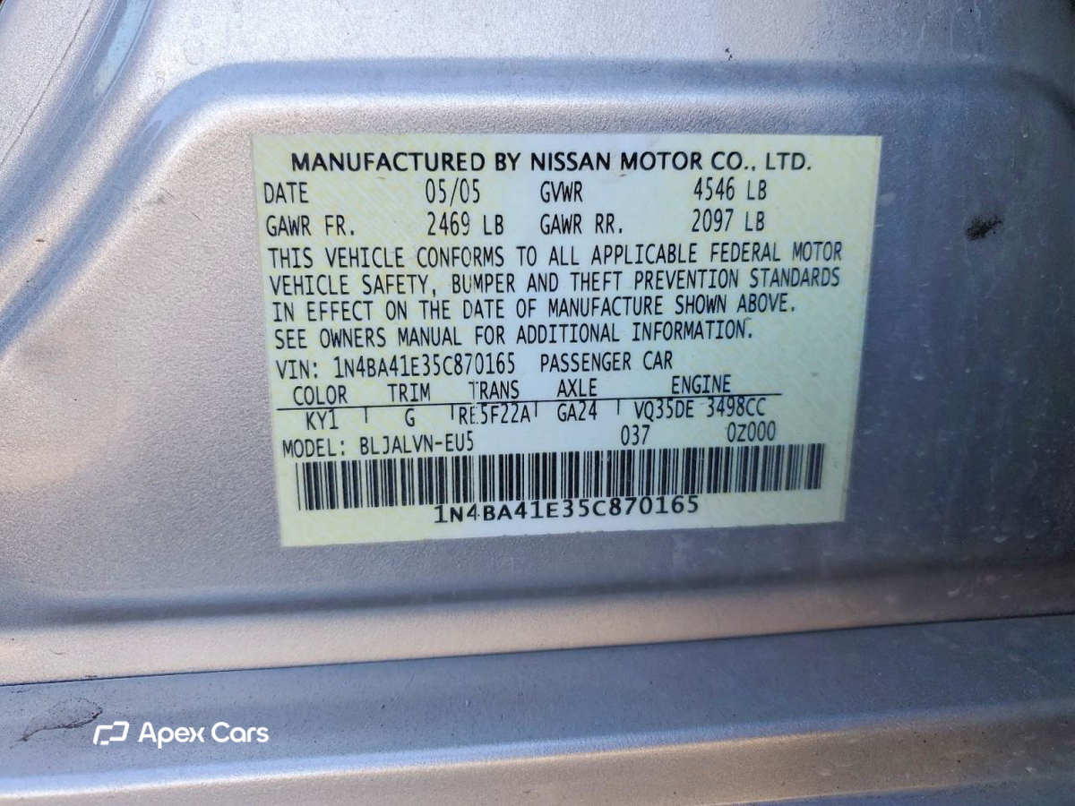 Nissan Maxima 2005