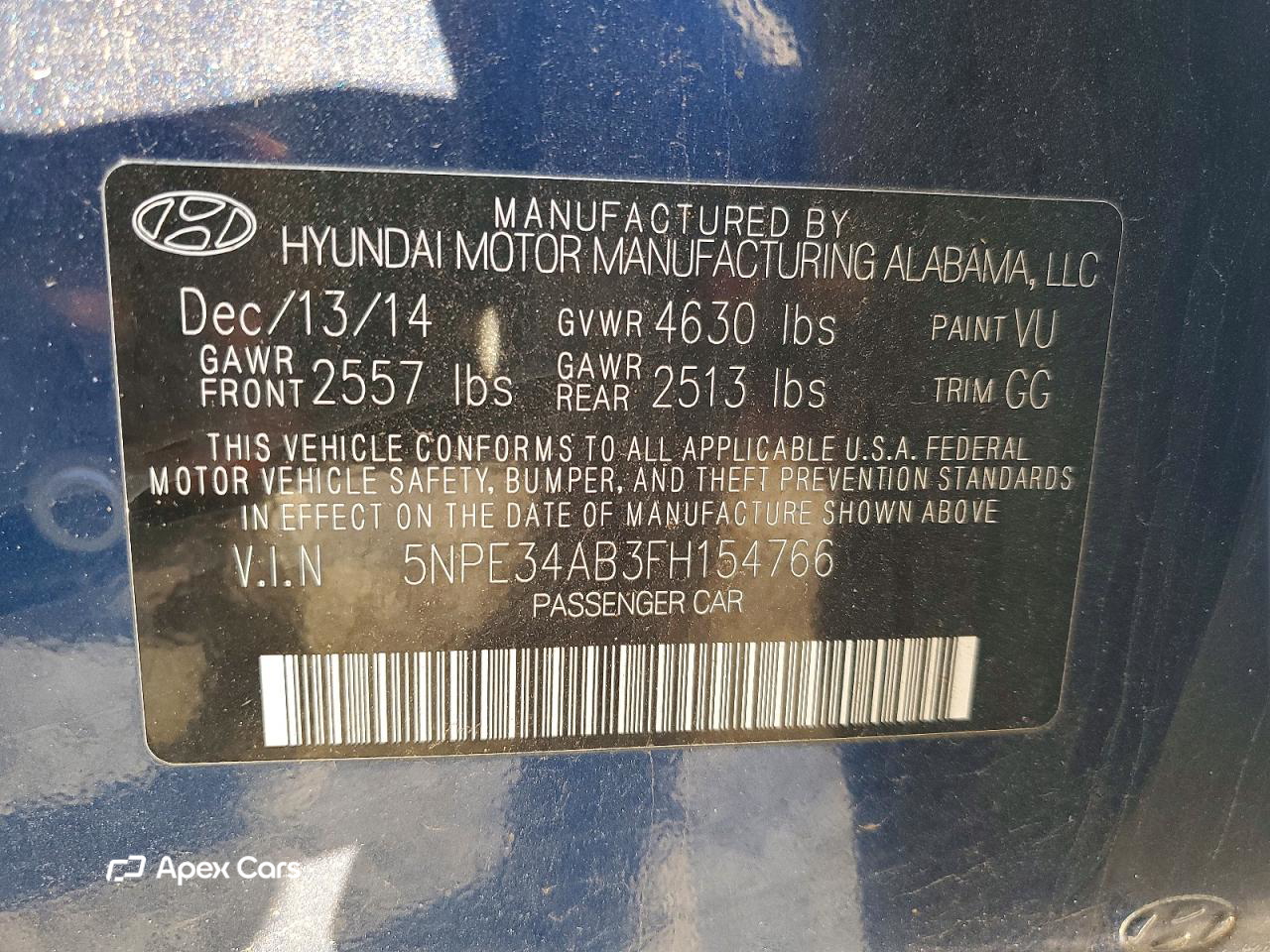 Hyundai Sonata 2015
